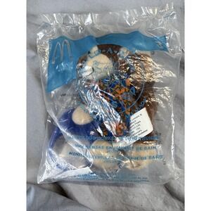 McDonald's Happy Meal Toy Plush Wild Animal 2008 New Sealed Bag Blue White NIP